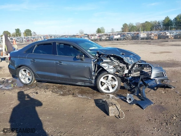 2018 Audi A3 Sedan Premium with VIN WAUAUGFF0J1034686, listed as a IAAI auction lot 40854895 with NaN miles. Bid and sale history available at carsss.com. Image 12.