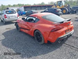 2024 Toyota Supra 3.0 with VIN WZ1DB0G09RW063546, listed as a IAAI auction lot 42102760 with 4,854 mi miles and . Bid and sale history available at DreamBid. Image 3.