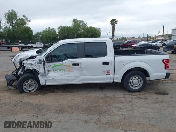 2019 Ford F-150 XL with VIN 1FTEW1CB3KKE51647, listed as a IAAI auction lot 42022111 with 59,344 mi miles and . Bid and sale history available at DreamBid. Image 14.