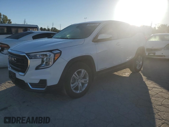 2022 GMC Terrain SLE with VIN 3GKALMEV9NL281513, listed as a Copart auction lot 74484124 with 31,923 mi miles and Salvage Title. Bid and sale history available at carsss.com. Image 1.