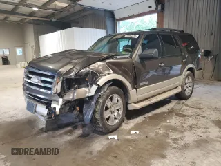 2008 Ford Expedition Eddie Bauer z VIN 1FMFU18528LA44768, wystawiony jako Copart lot #59964555 z przebiegiem 192 642 mil mil oraz Szkoda całkowita • Salvage title. Historia ofert i sprzedaży dostępna na DreamBid. Obrazek 1.