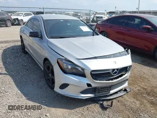 2018 Mercedes-Benz CLA 250 with VIN WDDSJ4EB4JN586221, listed as a IAAI auction lot 42335494 with 70,320 mi miles and . Bid and sale history available at DreamBid. Image 1.