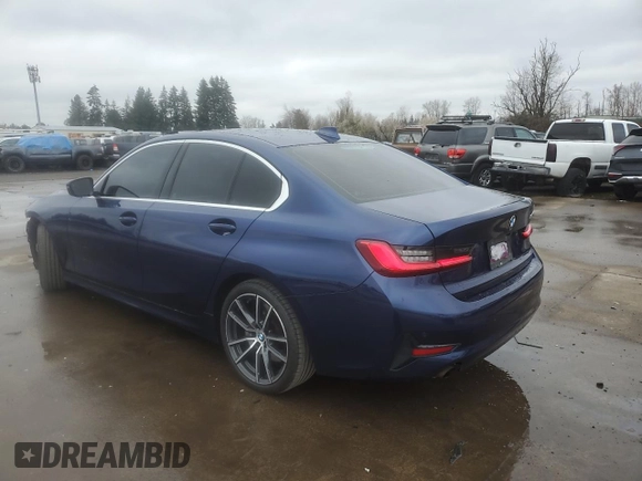 2019 BMW 3 Series 330i with VIN WBA5R1C50KAJ99375, listed as a Copart auction lot 48435445 with 66,547 mi miles and Salvage Title. Bid and sale history available at DreamBid. Image 2.