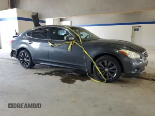 2012 Infiniti M with VIN JN1BY1AR4CM392808, listed as a Copart auction lot 69062964 with Not Provided miles and Salvage Title. Bid and sale history available at carsss.com. Image 4.