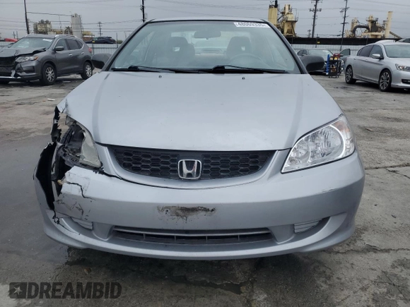 2005 Honda Civic Cpe LX with VIN 1HGEM22555L067702, listed as a Copart auction lot 48069335 with 152,838 mi miles and Salvage Title. Bid and sale history available at carsss.com. Image 5.