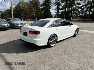 2018 Audi S6 Premium Plus with VIN WAUFFAFC9JN039803, listed as a Copart auction lot 74598804 with 77,940 mi miles and Clean Title. Bid and sale history available at carsss.com. Image 4.