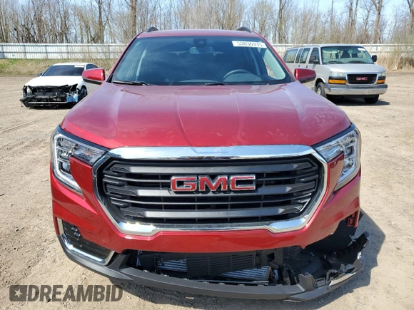 2024 GMC Terrain SLE with VIN 3GKALMEG0RL384763, listed as a Copart auction lot 53836935 with 279 mi miles and Salvage title. Bid and sale history available at DreamBid. Image 5.