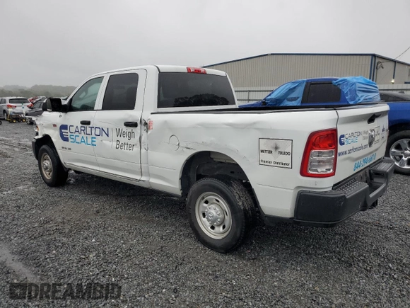2022 Ram 2500 Tradesman z VIN 3C6UR4CJ2NG200455, wystawiony jako Copart lot #71545564 z przebiegiem 33 839 mil mil oraz Szkoda całkowita • Salvage title. Historia ofert i sprzedaży dostępna na DreamBid. Obrazek 2.