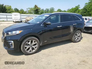 2020 Kia Sorento SX z VIN 5XYPKDA56LG649004, wystawiony jako Copart lot #59517455 z przebiegiem 21 834 mil mil oraz Szkoda całkowita • Salvage title. Historia ofert i sprzedaży dostępna na DreamBid. Obrazek 1.