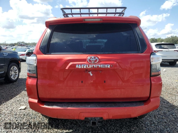 2018 Toyota 4Runner SR5 with VIN JTEBU5JR5J5535848, listed as a Copart auction lot 73885644 with Not Provided miles and Salvage Title. Bid and sale history available at DreamBid. Image 6.