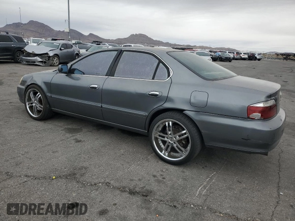 2002 Acura TL w/Navigation with VIN 19UUA56722A022192, listed as a Copart auction lot 46862955 with 274,957 mi miles and Salvage Title. Bid and sale history available at carsss.com. Image 2.