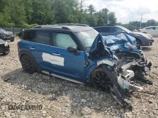 2017 MINI Countryman Cooper S with VIN WMZYT5C39H3B66897, listed as a Copart auction lot 65366474 with 0 mi miles and Salvage Title. Bid and sale history available at carsss.com. Image 4.