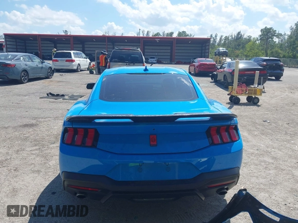2024 Ford Mustang EcoBoost with VIN 1FA6P8TH6R5118078, listed as a IAAI auction lot 41786398 with 10,624 mi miles. Bid and sale history available at carsss.com. Image 16.