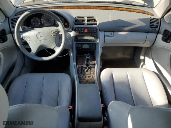 2003 Mercedes-Benz CLK-Class 4.3L with VIN WDBLK70G93T138327, listed as a Copart auction lot 81527674 with 118,590 mi miles and Salvage Title. Bid and sale history available at carsss.com. Image 8.