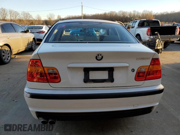2003 BMW 3 Series 330i with VIN WBAEV53423KM27012, listed as a Copart auction lot 85147144 with 175,175 mi miles and Salvage Title. Bid and sale history available at carsss.com. Image 6.