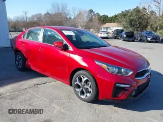 2021 Kia Forte LXS with VIN 3KPF24ADXME273134, listed as a IAAI auction lot 41455819 with 68,881 mi miles. Bid and sale history available at carsss.com. Image 1.
