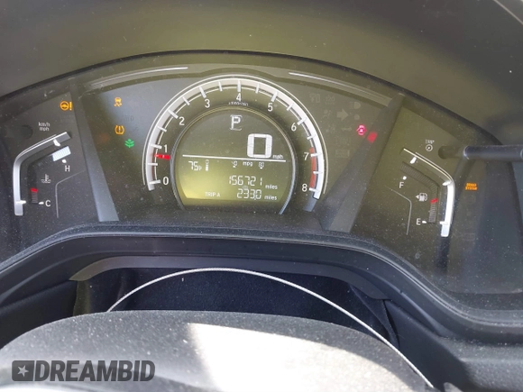 2019 Honda CR-V LX with VIN 2HKRW5H37KH415257, listed as a IAAI auction lot 41879318 with 156,721 mi miles. Bid and sale history available at carsss.com. Image 7.