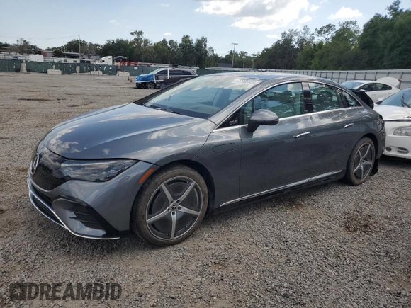 2023 Mercedes-Benz EQE 350+ z VIN W1KEG2BB6PF015370, wystawiony jako Copart lot #57130405 z przebiegiem Nie podano mil oraz Szkoda całkowita • Salvage title. Historia ofert i sprzedaży dostępna na DreamBid. Obrazek 1.
