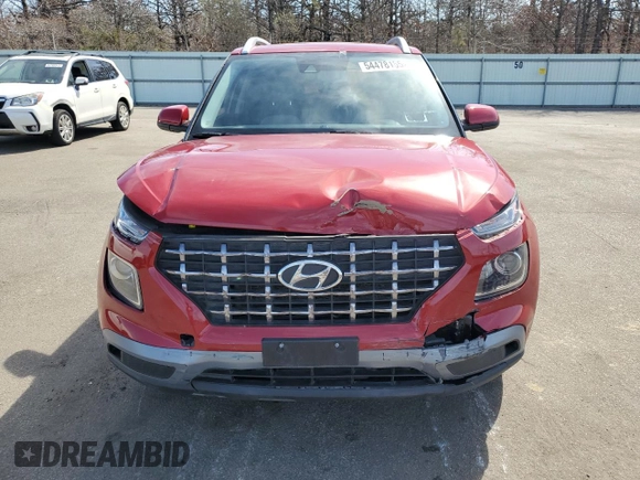 2021 Hyundai Venue SEL with VIN KMHRC8A33MU073251, listed as a Copart auction lot 54478155 with 59,531 mi miles and Clean Title. Bid and sale history available at carsss.com. Image 5.