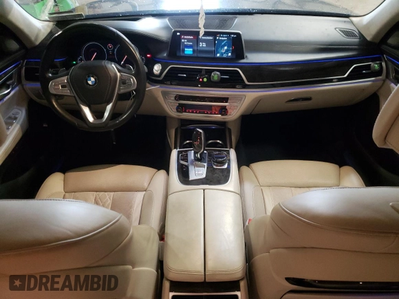 2018 BMW 7 Series 740i xDrive with VIN WBA7E4C5XJGV24275, listed as a Copart auction lot 48987063 with 48,864 mi miles. Bid and sale history available at carsss.com. Image 8.