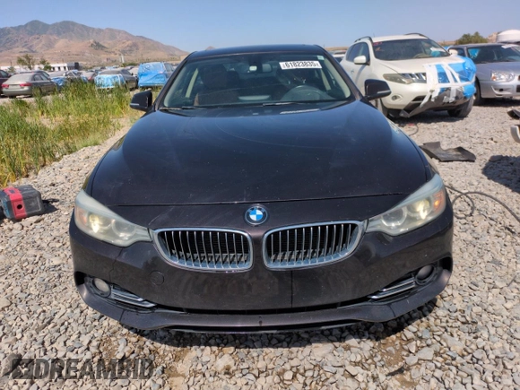 2014 BMW 4 Series 428i xDrive with VIN WBA3N5C5XEK197125, listed as a Copart auction lot 61823835 with 206,902 mi miles and Salvage title. Bid and sale history available at DreamBid. Image 5.