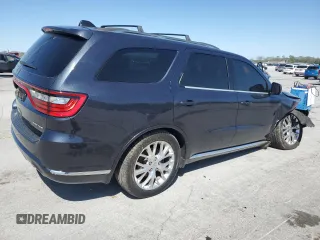 2016 Dodge Durango Limited with VIN 1C4RDHDG0GC467039, listed as a Copart auction lot 52102555 with 105,936 mi miles and Salvage title. Bid and sale history available at DreamBid. Image 3.