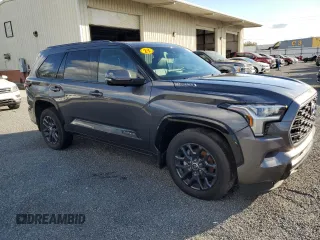 2023 Toyota Sequoia SR5 with VIN 7SVAAABA7PX010271, listed as a Copart auction lot 85458514 with 28,247 mi miles and Salvage Title. Bid and sale history available at carsss.com. Image 4.