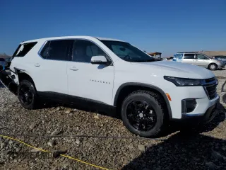 2022 Chevrolet Traverse LS with VIN 1GNEVLKWXNJ107625, listed as a Copart auction lot 42544375 with 46,280 mi miles and Salvage Title. Bid and sale history available at carsss.com. Image 4.