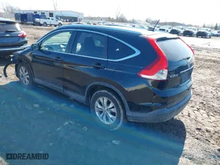 2012 Honda CR-V EX-L with VIN JHLRM4H73CC008975, listed as a IAAI auction lot 41741985 with 160,768 mi miles. Bid and sale history available at carsss.com. Image 3.