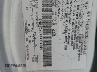 2003 Ford Taurus LX Standard z VIN 1FAFP52U43A110444, wystawiony jako Copart lot #83557764 z przebiegiem 118 897 mil mil oraz Szkoda całkowita • Salvage title. Historia ofert i sprzedaży dostępna na DreamBid. Obrazek 12.
