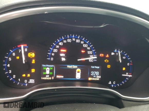 2015 Cadillac SRX Luxury Collection with VIN 3GYFNEE39FS524092, listed as a Copart auction lot 88947175 with 148,503 mi miles and Salvage Title. Bid and sale history available at carsss.com. Image 9.