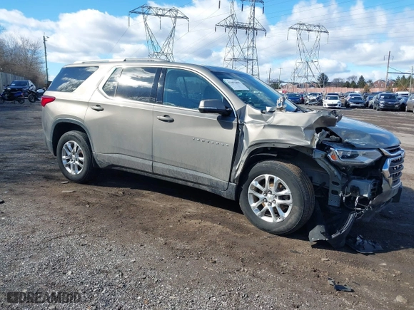 2018 Chevrolet Traverse LT Cloth with VIN 1GNEVGKW6JJ158959, listed as a IAAI auction lot 41491806 with 110,445 mi miles. Bid and sale history available at carsss.com. Image 1.