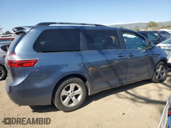 2016 Toyota Sienna LE AAS with VIN 5TDKK3DC8GS744252, listed as a Copart auction lot 48638345 with 92,499 mi miles and Salvage Title. Bid and sale history available at carsss.com. Image 3.