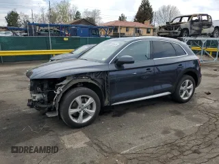 2020 Audi Q5 Premium Plus with VIN WA1BNAFY0L2044306, listed as a Copart auction lot 54604435 with 44,690 mi miles and Salvage Title. Bid and sale history available at carsss.com. Image 1.