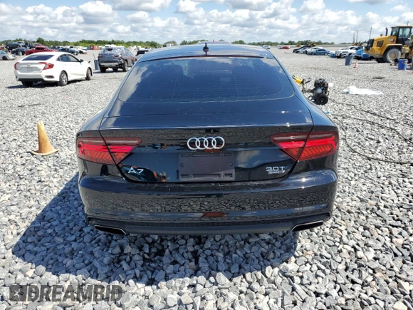 2018 Audi A7 z VIN WAU23BFC5JN012420, wystawiony jako Copart lot #55344395 z przebiegiem 98 024 mil mil oraz Szkody całkowita. Historia ofert i sprzedaży dostępna na DreamBid. Obrazek 6.
