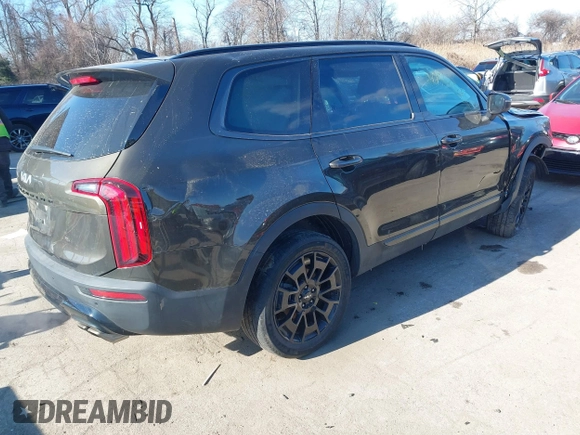 2022 Kia Telluride EX with VIN 5XYP3DHC1NG237397, listed as a IAAI auction lot 41615628 with 44,732 mi miles and . Bid and sale history available at carsss.com. Image 4.