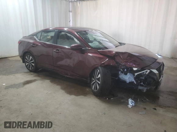 2021 Nissan Sentra SV z VIN 3N1AB8CVXMY234150, wystawiony jako Copart lot #58006045 z przebiegiem 49 308 mil mil oraz Szkoda całkowita • Salvage title. Historia ofert i sprzedaży dostępna na DreamBid. Obrazek 4.