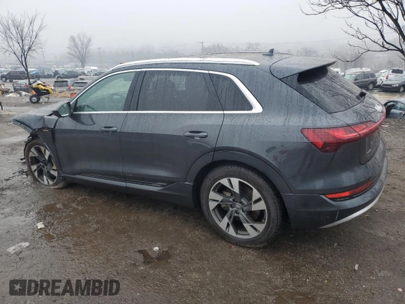 2021 Audi e-tron Prestige with VIN WA1VAAGE8MB004876, listed as a Copart auction lot 39530204 with 29,405 mi miles and . Bid and sale history available at DreamBid. Image 2.