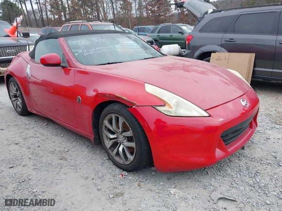 2010 Nissan 370Z Touring with VIN JN1AZ4FH8AM302891, listed as a IAAI auction lot 41384656 with 148,833 mi miles. Bid and sale history available at carsss.com. Image 1.