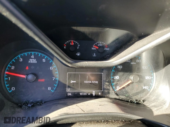 2016 Chevrolet Colorado 4WD WT with VIN 1GCHTBEAXG1241365, listed as a Copart auction lot 75269844 with 167,257 mi miles and Salvage Title. Bid and sale history available at carsss.com. Image 9.