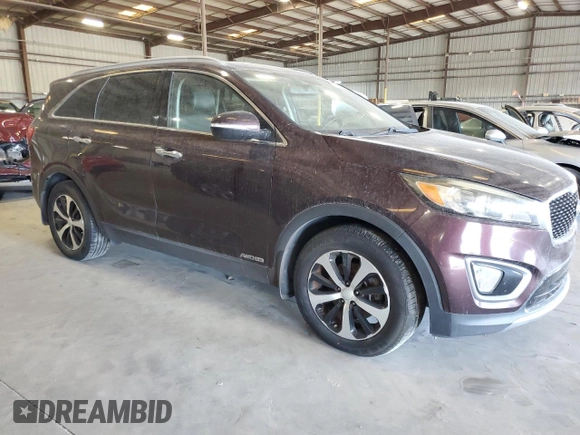 2016 Kia Sorento EX with VIN 5XYPHDA51GG014728, listed as a Copart auction lot 58177975 with 192,140 mi miles and Clean title. Bid and sale history available at DreamBid. Image 4.