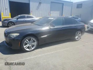 2011 BMW 7 Series 750i with VIN WBAKA8C54BCY37151, listed as a Copart auction lot 59629625 with 189,662 mi miles and Clean title. Bid and sale history available at DreamBid. Image 1.