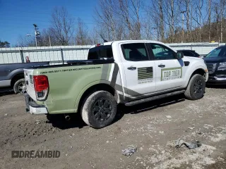 2022 Ford Ranger XL with VIN 1FTER4FH2NLD41244, listed as a Copart auction lot 46752145 with 103,424 mi miles and Salvage title. Bid and sale history available at DreamBid. Image 3.
