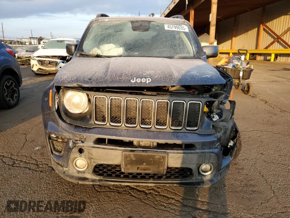 2020 Jeep Renegade Latitude with VIN ZACNJBBB3LPL73459, listed as a Copart auction lot 45799035 with 33,856 mi miles and Salvage Title. Bid and sale history available at carsss.com. Image 5.