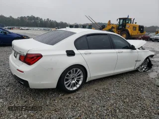 2015 BMW 7 Series 740Li xDrive with VIN WBAYF4C56FD873962, listed as a Copart auction lot 81547544 with 0 mi miles and Salvage Title. Bid and sale history available at carsss.com. Image 3.