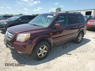 2007 Honda Pilot EX-L z VIN 5FNYF18577B007448, wystawiony jako Copart lot #58247885 z przebiegiem 167 628 mil mil oraz Czysty tytuł • Clean title. Historia ofert i sprzedaży dostępna na DreamBid. Obrazek 1.