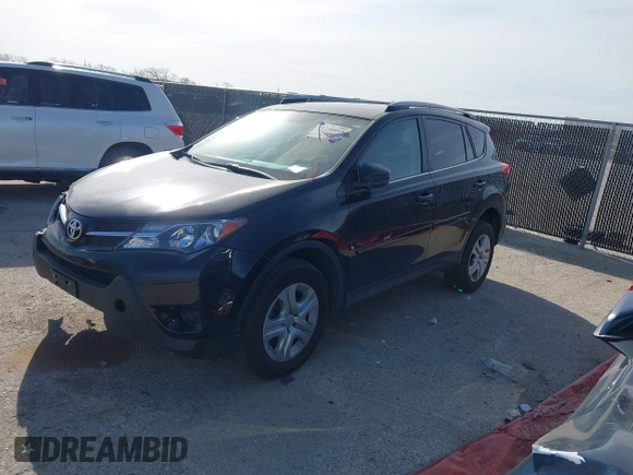 2015 Toyota RAV4 LE with VIN 2T3BFREV6FW366890, listed as a IAAI auction lot 41730097 with 45,920 mi miles. Bid and sale history available at carsss.com. Image 2.