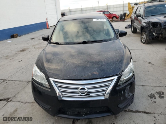 2013 Nissan Sentra SL with VIN 3N1AB7AP7DL698993, listed as a Copart auction lot 78292084 with 137,612 mi miles and Salvage Title. Bid and sale history available at carsss.com. Image 5.