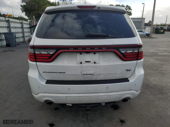 2017 Dodge Durango R/T with VIN 1C4SDHCTXHC629261, listed as a Copart auction lot 84640224 with 123,338 mi miles and Non Repairable. Bid and sale history available at carsss.com. Image 6.