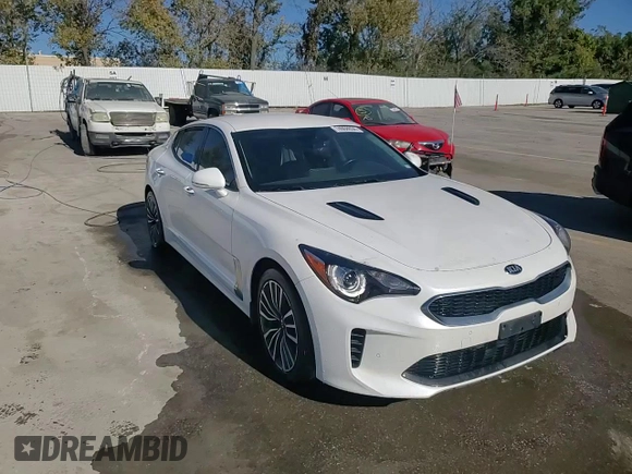2019 Kia Stinger with VIN KNAE15LA5K6051365, listed as a Copart auction lot 74068034 with 106,590 mi miles and Salvage Title. Bid and sale history available at carsss.com. Image 10.